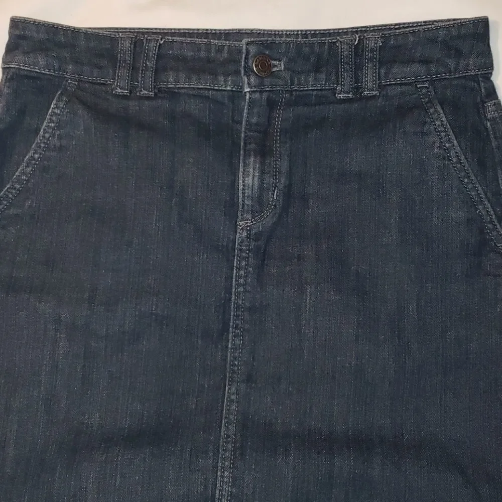 Banana Republic Denim Jean Mini Skirt 4 Pockets 2‎